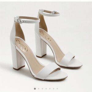 Sam Edelman white heels